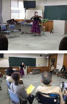 松江にて《ALS患者・家族等つどいの会》で演奏&「音楽」の宅配便♪の説明をさせていただきました。